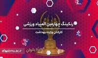 کسب مقام ششم در رنکینگ نهایی چهارمین المپیاد ورزشی کارکنان